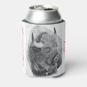 Amerikanischer Bison Dosenkühler (Kanne Rückseite)