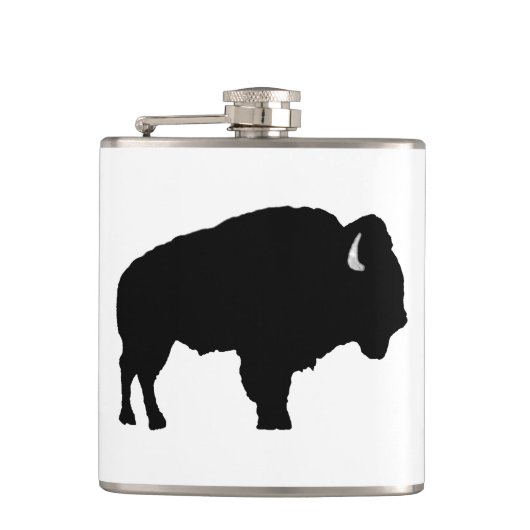 Amerikanischer Bison Flachmann (Vorderseite)