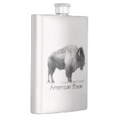 Amerikanischer Bison Flachmann (Rechts)