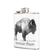 Amerikanischer Bison Flachmann (Links)
