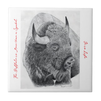 Amerikanischer Bison Fliese