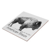 Amerikanischer Bison Fliese (Seite)