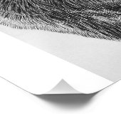 Amerikanischer Bison Fotodruck (Ecke)