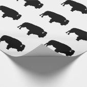 Amerikanischer Bison Geschenkpapier (Ecke)