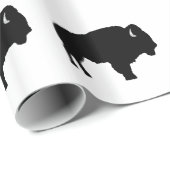 Amerikanischer Bison Geschenkpapier (Rolleneckpunkt)