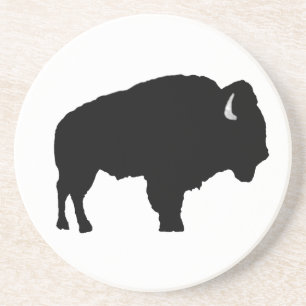 Amerikanischer Bison Getränkeuntersetzer