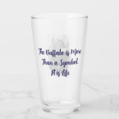 Amerikanischer Bison Glas (Rückseite)