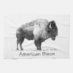 Amerikanischer Bison Handtuch
