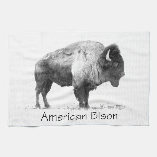 Amerikanischer Bison Handtuch (Horizontal)