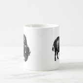 Amerikanischer Bison Kaffeetasse (Mittel)