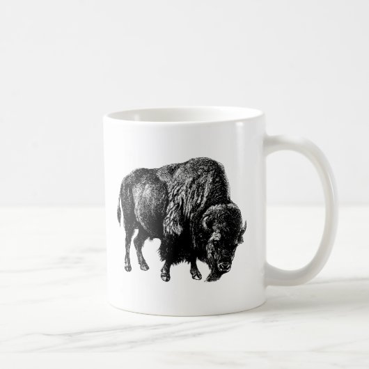 Amerikanischer Bison Kaffeetasse (Rechts)