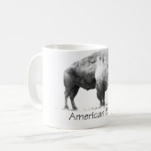 Amerikanischer Bison Kaffeetasse (Vorderseite Links)