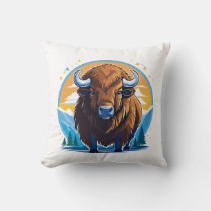Amerikanischer Bison Kissen