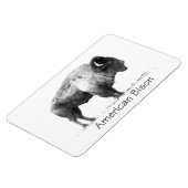 Amerikanischer Bison Magnet (Linke Seite)