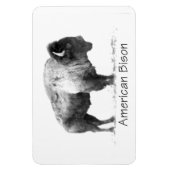 Amerikanischer Bison Magnet (Vertikal)