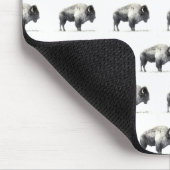 Amerikanischer Bison Mousepad (Ecke)