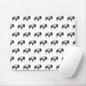 Amerikanischer Bison Mousepad (Mit Mouse)