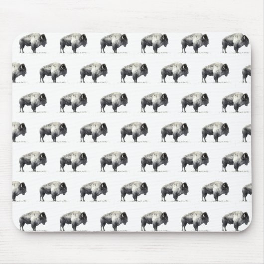 Amerikanischer Bison Mousepad (Vorne)