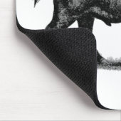 Amerikanischer Bison Mousepad (Ecke)