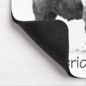 Amerikanischer Bison Mousepad (Ecke)