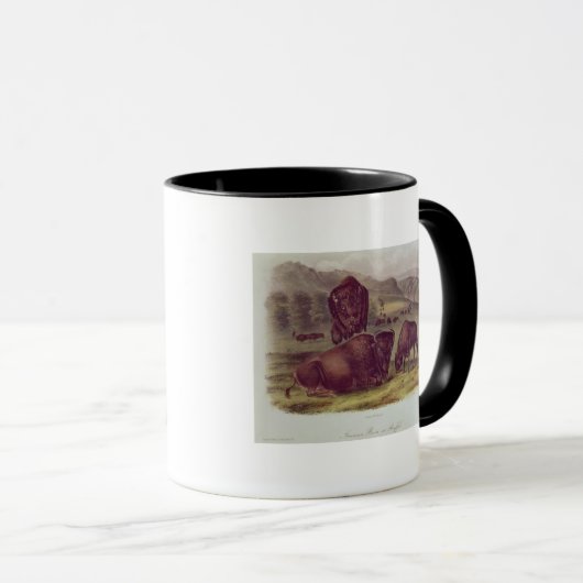 Amerikanischer Bison oder Büffel Tasse (VorderseiteRechts)