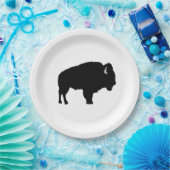 Amerikanischer Bison Pappteller (Party)