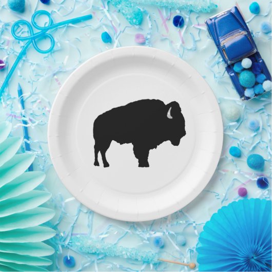 Amerikanischer Bison Pappteller (Party)