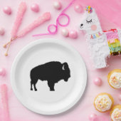 Amerikanischer Bison Pappteller (Party)