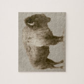 Amerikanischer Bison Puzzle (Vertikal)