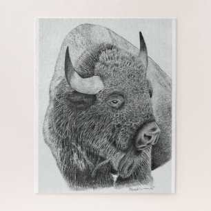 Amerikanischer Bison Puzzle