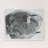 Amerikanischer Bison Puzzle (Horizontal)