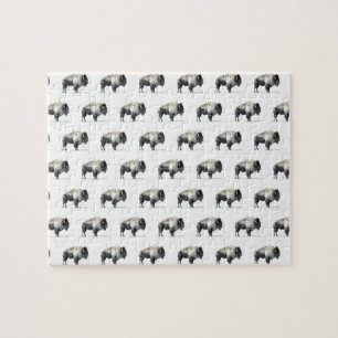 Amerikanischer Bison Puzzle