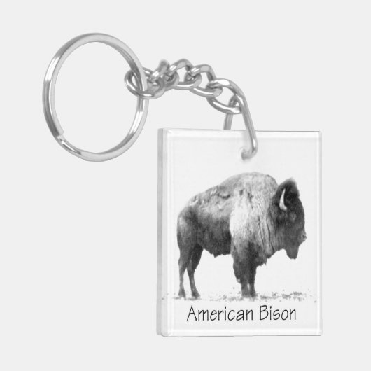 Amerikanischer Bison Schlüsselanhänger (Vorderseite links)