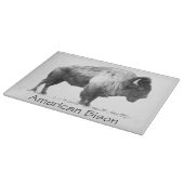 Amerikanischer Bison Schneidebrett (Ecke)
