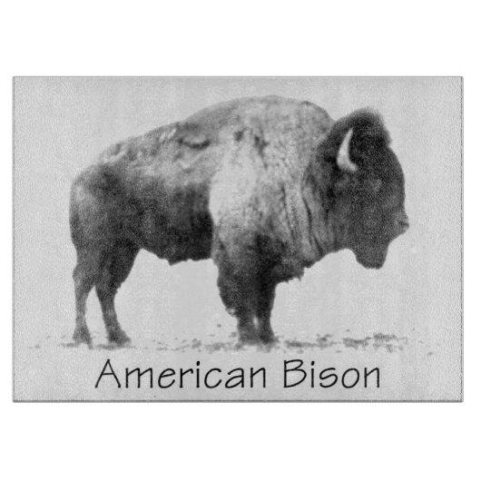 Amerikanischer Bison Schneidebrett (Vorderseite)