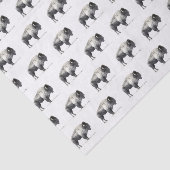 Amerikanischer Bison Seidenpapier (Ausschnitt)