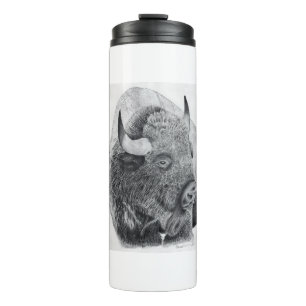 Amerikanischer Bison Thermosbecher
