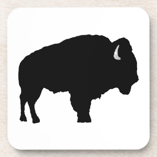 Amerikanischer Bison Untersetzer (Vorderseite)