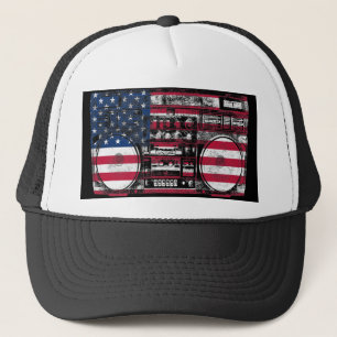 amerikanischer Boombox Truckerkappe