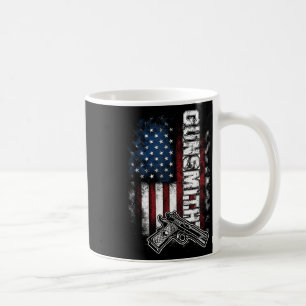 Amerikanischer Büchsenmacher Patriot Grunge USA-Fl Kaffeetasse