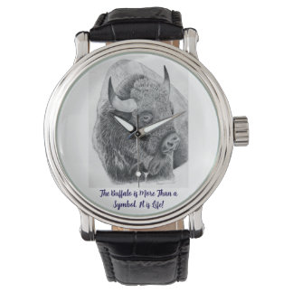 Amerikanischer Büffel Armbanduhr