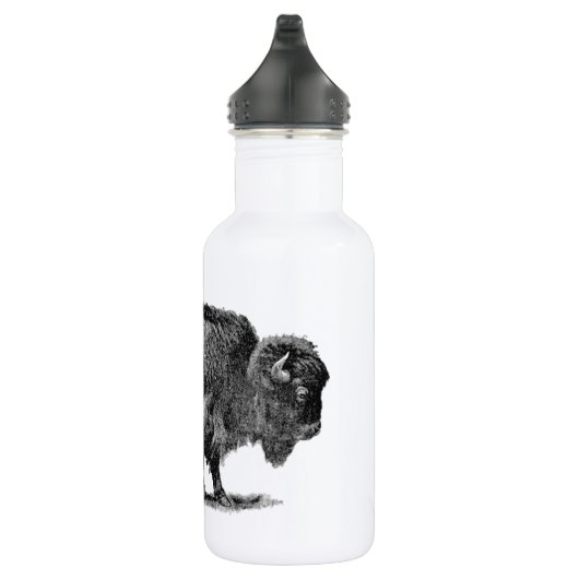 Amerikanischer Büffel Edelstahlflasche (Rechts)