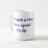 Amerikanischer Büffel Kaffeetasse (Vorderseite Links)
