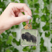 Amerikanischer Büffel Schlüsselanhänger (Hand)