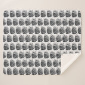 Amerikanischer Büffel Sherpadecke (Vorderseite (Horizontal))