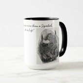 Amerikanischer Büffel Tasse (VorderseiteRechts)