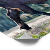Amerikanischer Büffelbison Poster (Ecke)