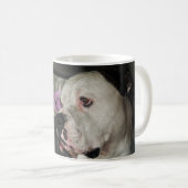 Amerikanischer Bulldog-Drossel Kaffeetasse (VorderseiteRechts)