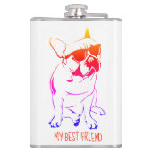 AMERIKANISCHER BULLDOG FARBE FLACHMANN (Rückseite)