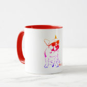 AMERIKANISCHER BULLDOG FARBE TASSE (Vorderseite Links)